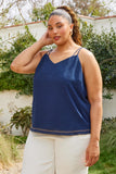 Curvy Cutout Embroidered Top