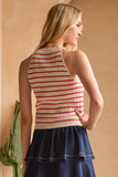 Striped Knit Tank Top