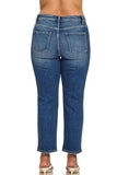 Curvy Mid Rise Cropped Jeans