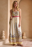 Border Print Cami Dress