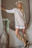 Sweater Shirt Dress