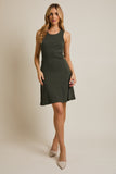 Buckle Detail Mini Dress