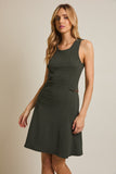 Buckle Detail Mini Dress