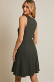 Buckle Detail Mini Dress