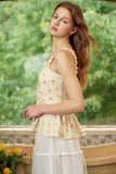 Ditsy Floral Peplum Top