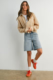 Striped Button Up Top