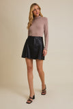 Long Sleeve Turtleneck Top