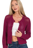 Crochet Cardigan Sweater