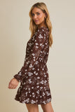 Floral Buttoned Dress