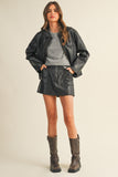 Patch Pocket Mini Skirt