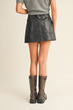 Patch Pocket Mini Skirt