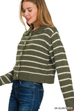 Striped Knit Cardigan