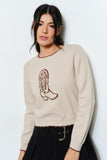 Cowboy Boot Sweater