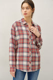 Long Sleeve Plaid Top