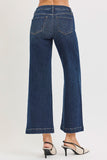 Risen Cropped Front Seam Jeans