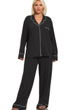 Curvy Relaxed Pajama Set