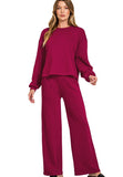 Ribbed Knit Lounge Pants