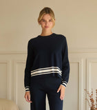 Striped Hem Sweater