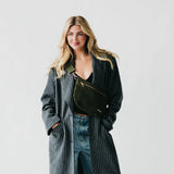 Suede Woven Bum Bag