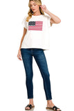 American Flag Graphic Tee