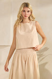 Poplin Crop Top
