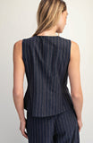 Pinstripe Vest