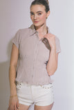 Collared Button Up Top