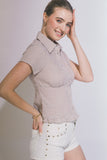 Collared Button Up Top