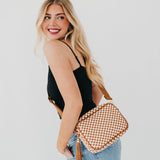Woven Camera Crossbody Bag