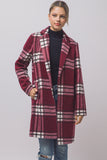 Long Plaid Coat