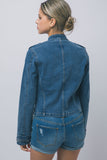 Denim Band Top
