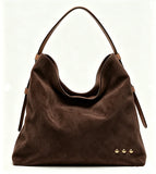 Suede Hobo Shoulder Bag