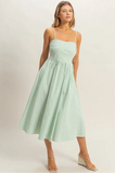 Striped Spaghetti Strap Dress