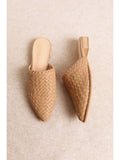 Woven Leather Flats