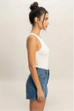 Sleeveless Tank Top Bodysuit