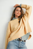 Back Ties Cropped Sweater