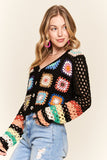 Crochet Knit Cardigan