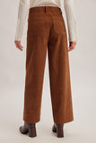 Stretchy Corduroy Cropped Pants