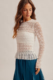 Smocked Lace Top