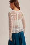 Smocked Lace Top