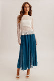 Smocked Lace Top