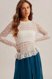 Smocked Lace Top