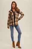 Plaid Hooded Shacket