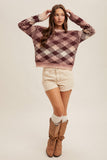 Multi Color Plaid Sweater