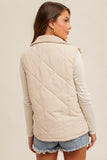 Quilted Collared Vest