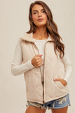 Quilted Collared Vest