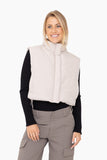 Cropped Puffer Vest