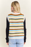 Textured Knit Sweater Vest