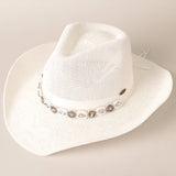 Cowboy Hat With Jeweled Belt