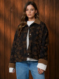 Floral Denim Jacquard Jacket